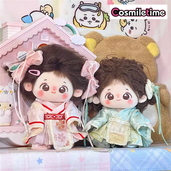 Star Idol Hanfu Kimono Yukata Taisho Lolita Tea Party Dress SP Costume Stuffed Plushie 20cm Doll Only Clothes Clothing TS May