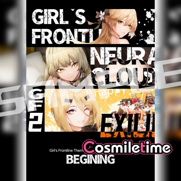 Girls Frontline 2:Forgotten Seto Begining Picture Book Note Cloud Map Project Painting Collection Gift Anime Derivative