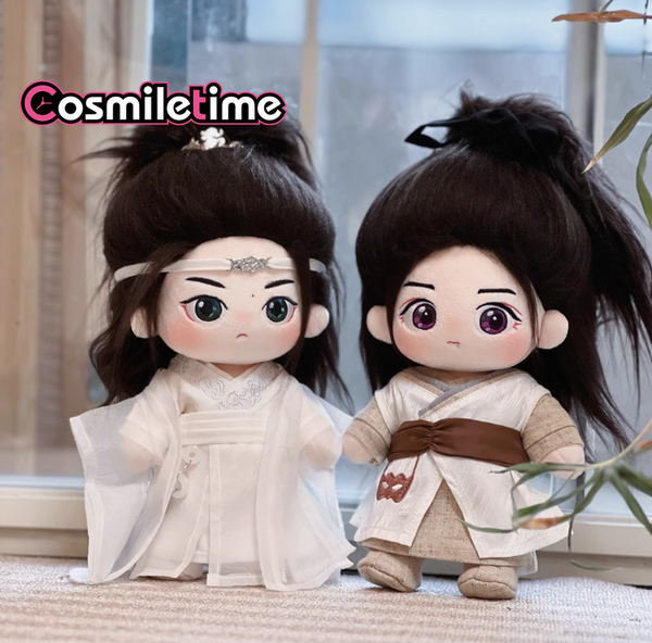 The Untamed Xiao Zhan Tang San Yibo Xie Yun Lan Wangji Stuffed Plushie 20cm Plush Doll Body Clothes GG May