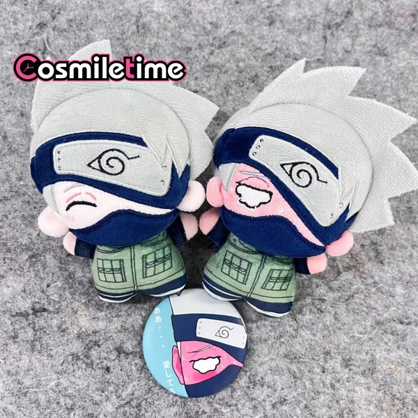 Naruto Kakashi 10cm Plush Doll Keychain Toy