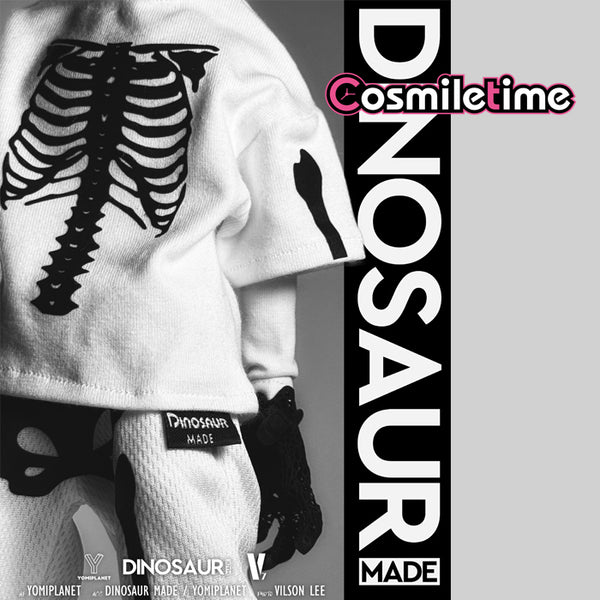 New Clothes C4a 1/6 1/5 1/4 BJD OB24 BJD Doll Accessories White Skull Set