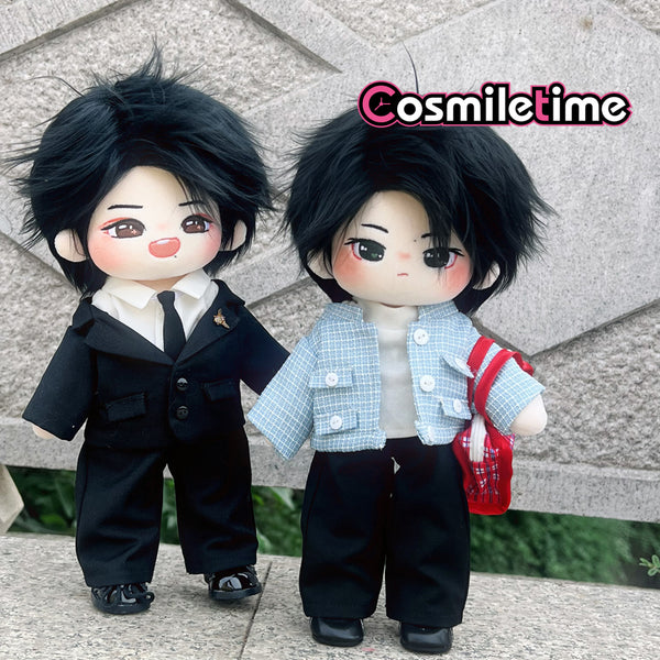 [Pre-sale]  The Untamed Yibo Xiao Zhan CP Black Blue Business Suits Clothing 30cm Plush Doll Body Clothes Toy