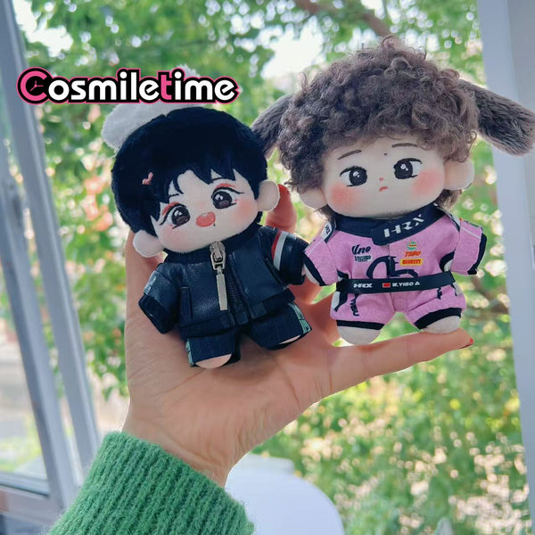 The Untamed BoBo 10cm Plush Doll Clothing Pink Racing Clothing Doll Accessories