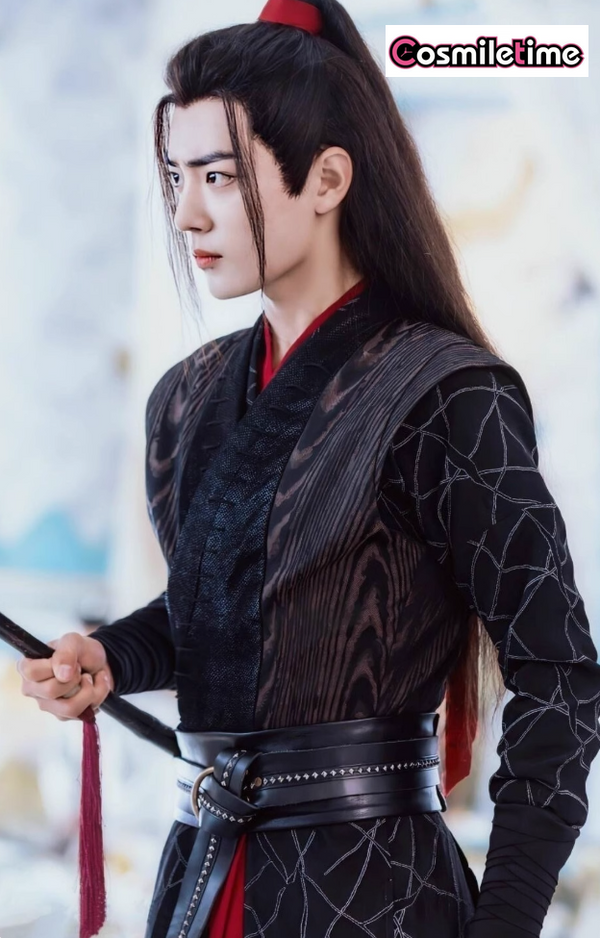 The Untamed Xiao Zhan Wuxian Immortals Black Ancient Costume Plush 20cm Doll Accessories Doll's Clothes Ye