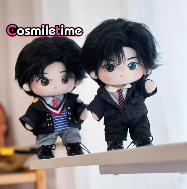 The Untamed Star Idol Yibo Xiao Zhan Casual Academy Fashion Plushie 20cm Plush Doll Accessories Doll's Clothes BJYX GG Jun