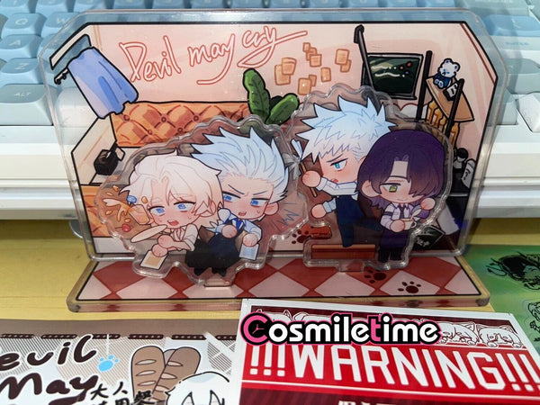 In Stock DEVIL MAY CRY Nero Vergil Dante V Coffee Acrylic Stand Figure Desktop Stand Figure 2025 New Gift