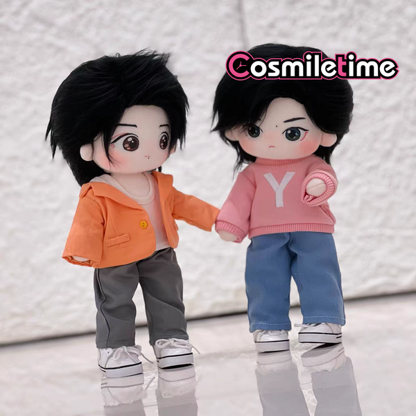 The Untamed Xiao Zhan Tang San Yibo Xie Yun Lan Wangji T-shirt Airport Fashion Plushie Plush 30cm Doll Body Clothes Toy Gift Jun