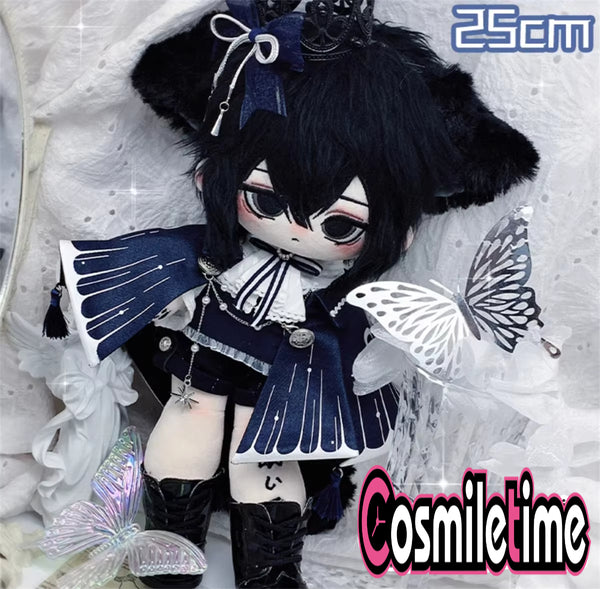 Butterfly Prince Dress Knight Taisho Kimono Yukata Costume 20cm Plush Doll Accessories