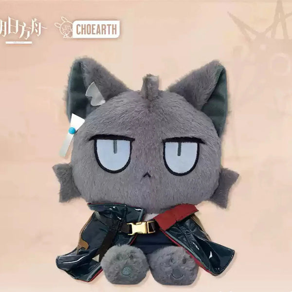 Arknights Game Zuo Le ズオ・ラウ Ver Neko ねこ Cat Stuffed Plush Doll Toy Cosplay Kid Gift