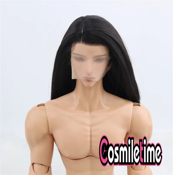 Handmade Love and Deepspace Caleb マヒル Role Cos Cosplay 1/3 S Special 1/4 BJD Blue Styling Hair Wig  Doll's Accessories