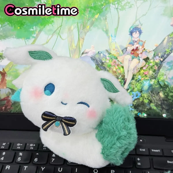 Genshin Impact Wendy 10cm Plush Doll Green Toy Gift