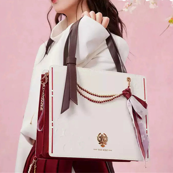 Genshin Impact Yae Miko やえ みこ 야에 미코 Woman Fashion Cosplay Prop JK Handbag Bag