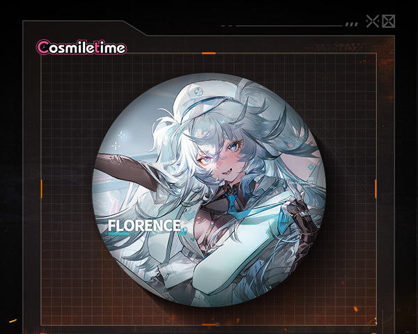 Girl Frontline 2: Chasing, Heartbeat Amusement Park Series Raster Florence Badge Cosplay Accessories Gift