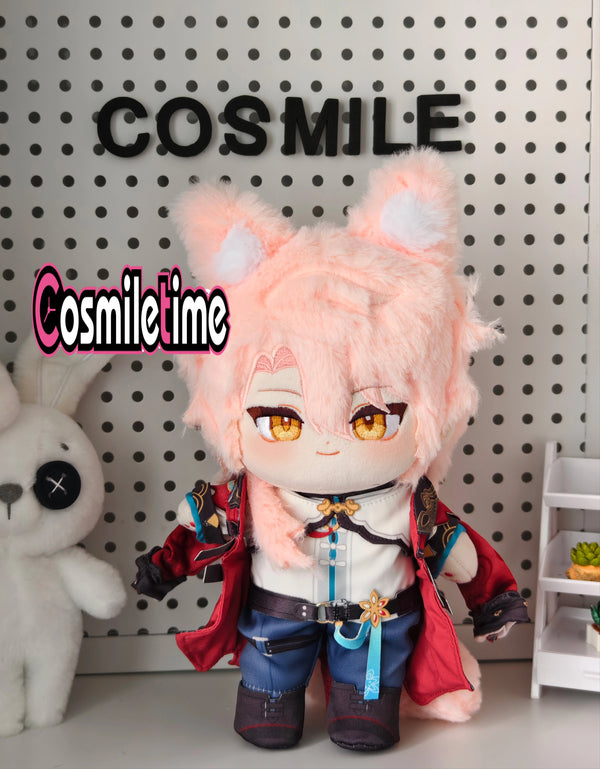 Honkai: Star Rail Jiaoqiu Jiao Qiu Pink 20cm Plush Doll Body Clothes Skeleton Gift