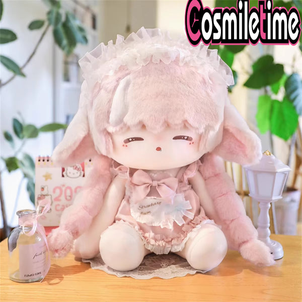 Idol Pink Plait Hair Nemu Hime Sleeping Princess Stuffed Plushie 40cm Sitting Doll ACG
