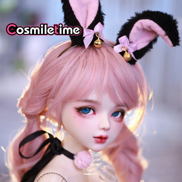 Little Rabbit Girl BJD Doll MJD 1/3 Doll Black Dress Toy for Girls Christmas Birthday Gift