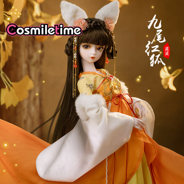 Nine-tailed Fox Doll Birthday Gift  BJD SD Ball Joint Doll Wome Ancient Style