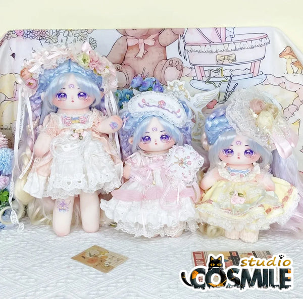 Idol Mermaid Princess Fairy Elf Girl Gradient Girl Stuffed Plushie 25cm 28cm 40cm Plush Doll Body Toy KK
