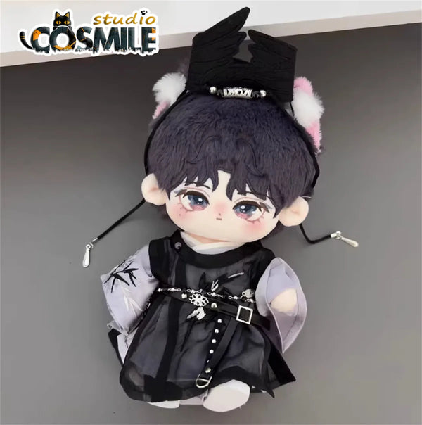 Hanfu Fox Scholar Shikigami College Hanbok Ancient Costume for Stuffed Plushie Plush 20cm Doll Accessories Doll's Clothes KN Apr