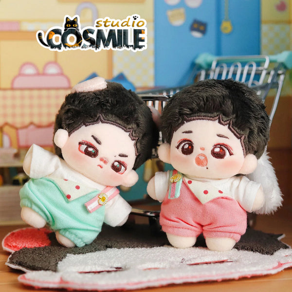 No Attribute for Yibo Xiao Zhan Suit Cute Costume Plush 10cm Doll Clothes Clothing Cute Dress up Gift Sa GG