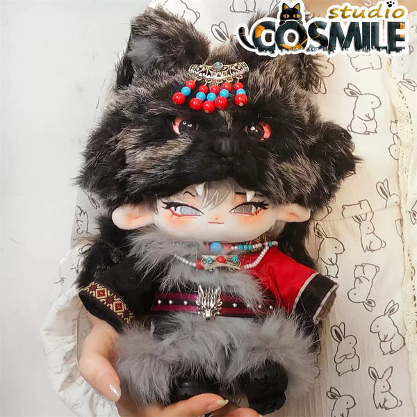 Time Raiders DMBJ Zhang Qiling Tibetan Monks Snow Wolf King Costume Plushie Plush 20cm 30cm Doll Accessories Doll's Clothes Apr