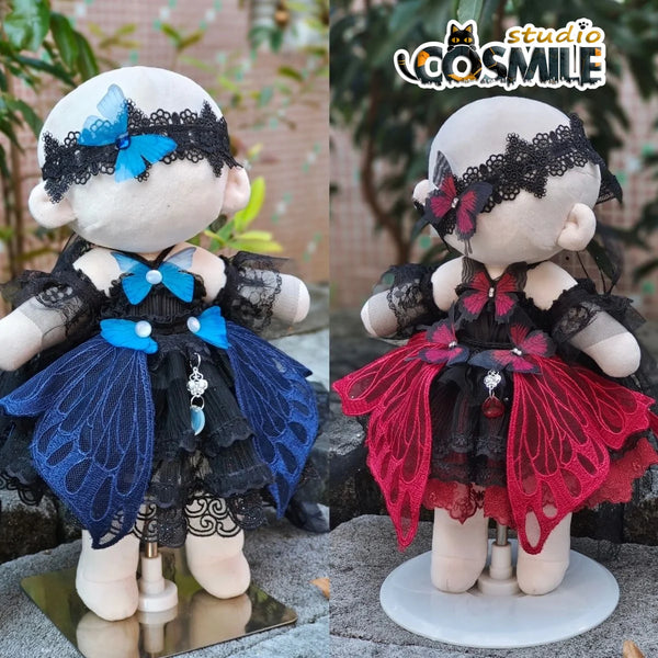 Handwork Idol Fairy Tale Butterfly Fairy Lolita Skirt Dress Costume Plushie Plush 20cm 30cm Doll Accessories Doll's Clothes