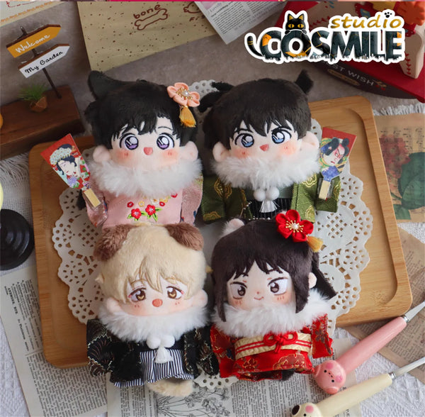 Japanese New Year Summer Festival Gorgeous Yukata Kimono CP Costume 10cm Plush Doll Accessories Doll's Clothes Clothing KL