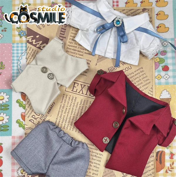 Original Identity V Survivor Button Eyes Frederick Kreibur Composer Stuffed Plush 20cm Doll Accessories Doll's Clothes Costume