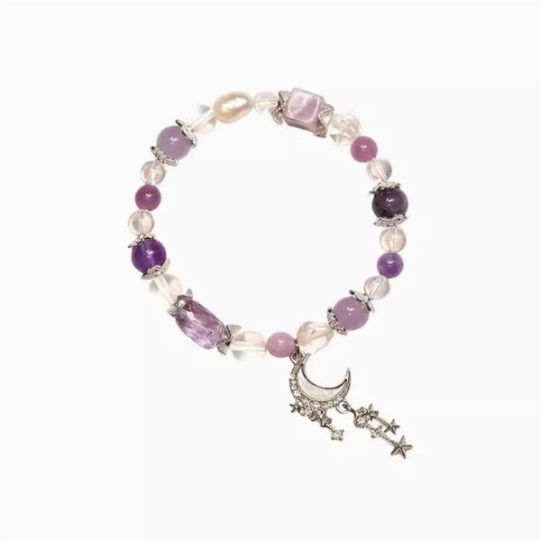 TV Bai Yue Fan Xing Moonlight Mystique Official Lu Bai Bai Lu Bai Shuo Ao Ruipeng Fan Yue Hanfu Beads Bracelet