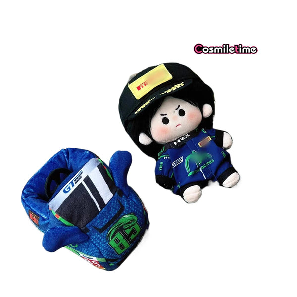 The Untamed Fashion Wang Yibo Racing Suits Costume Stuffed 10cm Plush Doll Accessories Doll's Clothes