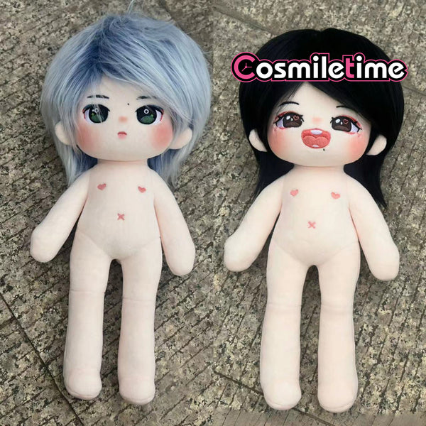 [Pre-sale]  The Untamed Idol Yibo Xiao Zhan CP Black Blue Hair 30cm Plush Doll Body Toy