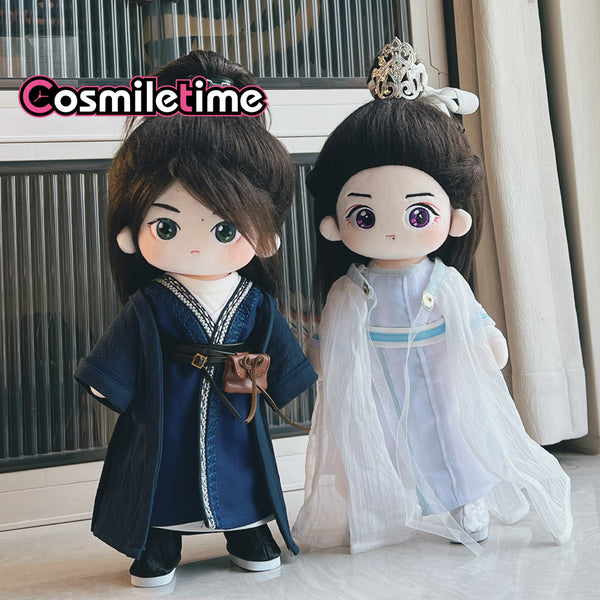 The Untamed Yibo Xiao Zhan Ancient Clothing Hanfu 30cm Plush Doll Clothes