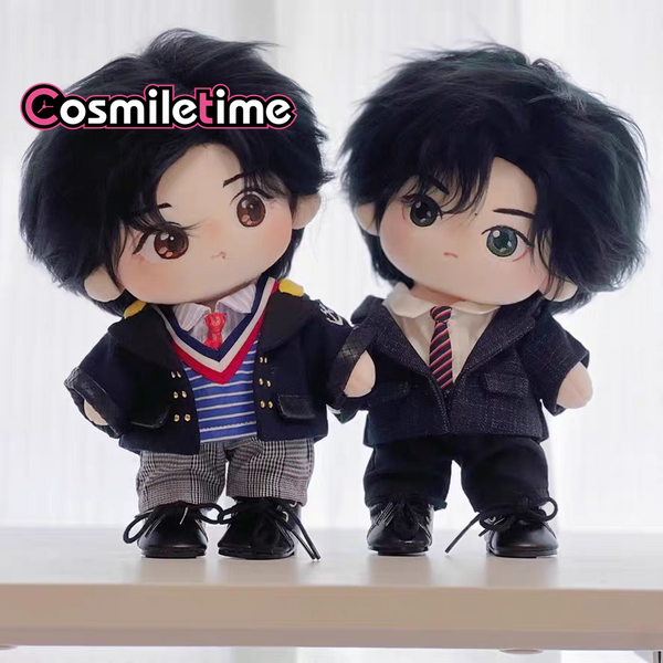 The Untamed Star Idol Yibo Xiao Zhan Casual Academy Fashion Stuffed Plushie 20cm Plush Doll Body Clothes BJYX GG Jun