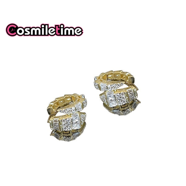 Light luxury Snake-Shaped Earless Earrings Earbone Clips Studs 2025 New Clips Women Men Earclips