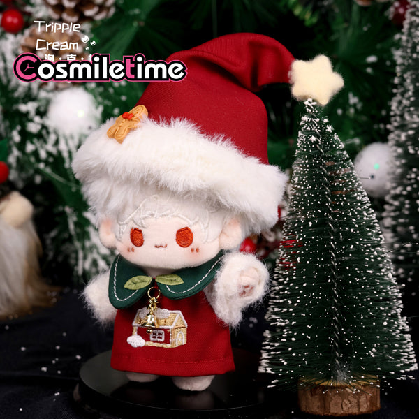 Christmas Jingle Bell 10cm Plush Doll Clothing Christmas Day Clothing