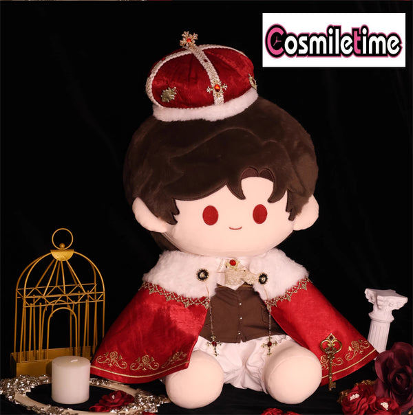 European Royal General Prince Knight King Coronation Crown Red Cloak 40cm Plush Doll Doll's Clothes Dolls Accessories SL Jun