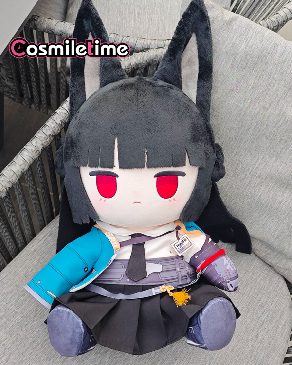 Zenless Zone Zero Hoshimi Miyabi Stuffed Plushie 40cm Sitting Plush Seated Doll 2025 New Toy Gift