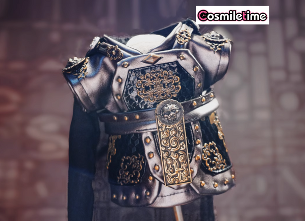 Ancient Costume Hanfu Checkmate General Armor Warframe Plush 20cm Doll Doll's Clothes Dolls Accessories PR