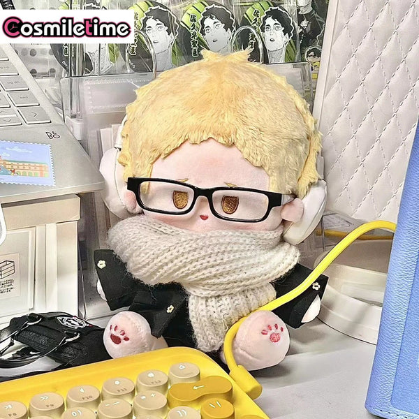 Hot Anime Volleyball Yellow Hair Stuffed Plushie Plush 20cm Doll Toy Skeleton Cosplay Kids Gift Wa