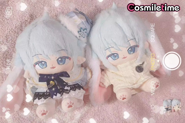 Final Fantasy FF14 Haurchefant Greystone 20cm Plush Doll Blue Hair Doll