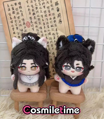In Stock The Husky and His White Cat Chu Wanning Mo Ran Plush Doll 12cm Doll Toy Anime 2025 New Keychain